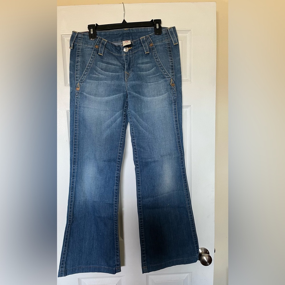 True Religion Blue Sammy Flare Jeans